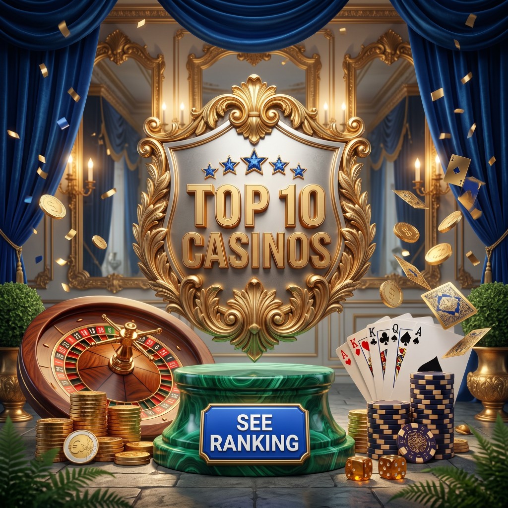 Top 10 casinos ranking illustration